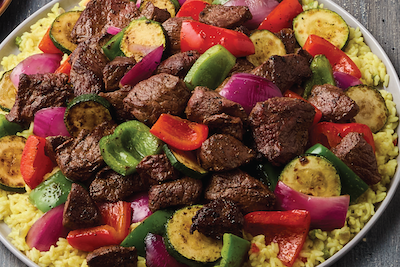 Deconstructed Steak Kabobs